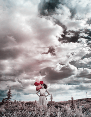 Near infrared photo at 850nm in Alberta, Canada